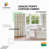 Gracie Poppy Curtain Fabric