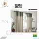Ombre Strata Green Eyelet Curtains